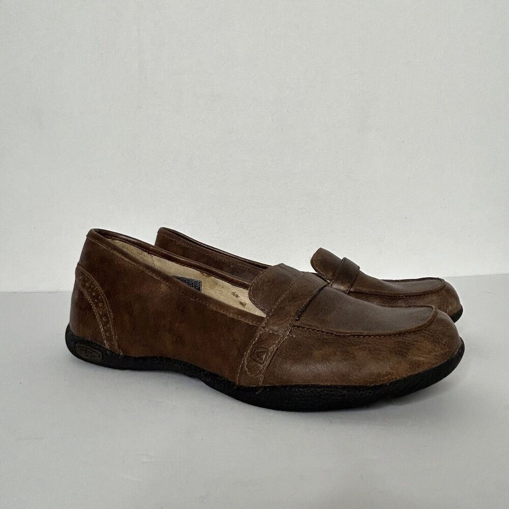 Keen Clifton Loafer Womens 10 / EU 40.5 Brown Cush Insoles Comfort Ortho